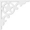 Ekena Millwork Austin Architectural Grade PVC Bracket, 5/8"W X 14"D X 14"H BKTP01X14X14AU - alternate 3